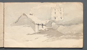 Skitsebog: Norham af Samuel Prout