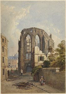 Strasbourgs bibliotek efter krigen af Samuel Prout