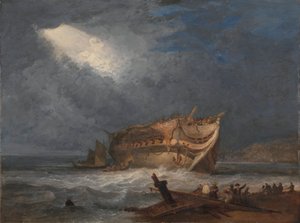 Vraget af Dutton, en ostindiefarer af Samuel Prout