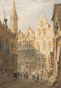 Ypres (akvarel) af Samuel Prout