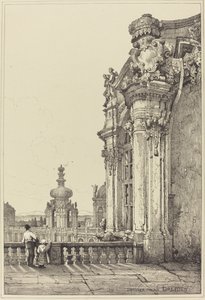 Zwinger Palace, Dresden af Samuel Prout