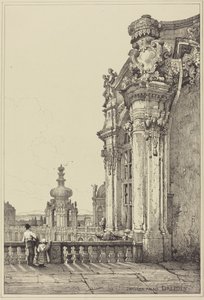Zwinger-paladset, Dresden af Samuel Prout