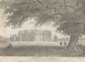 Albyns, Essex, The Seat of John R. Abdy, Esquire (udgivet af L. Asperne); side 7 (bind 1) af Samuel Rawle