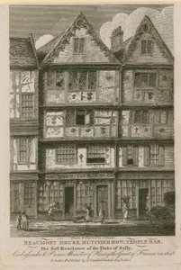 Beaumont House, Butcher Row, Temple Bar af Samuel Rawle