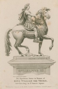Rytterstatue af kong Vilhelm III af Samuel Rawle