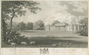 Shugborough Hall: gravering, nd [c 1802] af Samuel Rawle