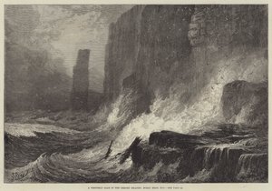 En vestlig kuling på Orkneyøerne, Roray Head, Hoy af Samuel Read