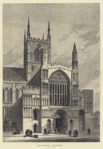 Rochester Cathedral (gravering) af Samuel Read