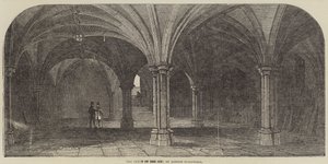 Krypten i City of London Guildhall af Samuel Read