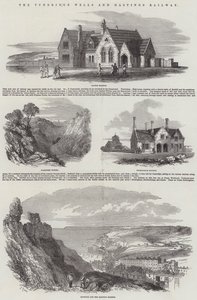 Tunbridge Wells og Hastings Railway af Samuel Read