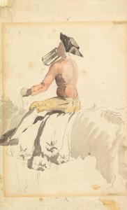 En brudgom til hest, drikkende af Samuel Scott
