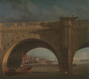 Arches of Westminster Bridge af Samuel Scott