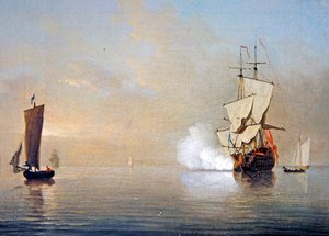The Morning Gun (olie på lærred)