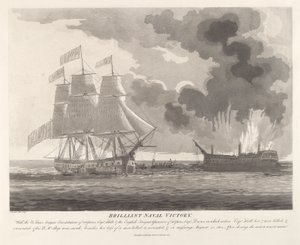 Strålende søsejr af Samuel Seymour