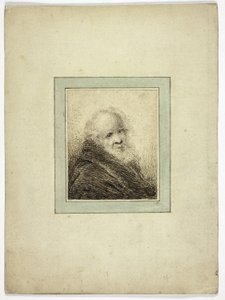 Buste af gammel mand af Samuel Shelley