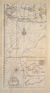 En kortlægning af New Hollands kyst og tilstødende områder af Samuel Thornton