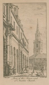 En del af Meuse og Sankt Martins Kirke af Samuel Wale