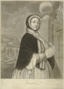 Vinter (mezzotint) af Samuel Wale