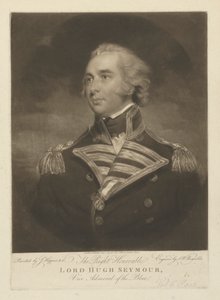 Viceadmiral Lord Hugh Seymour af Samuel William Reynolds