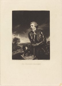 Sir Jeffery Amherst af Samuel William Reynolds I after Sir Joshua Reynolds
