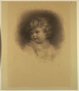 Portræt af et barn af Samuel Worcester Rowse