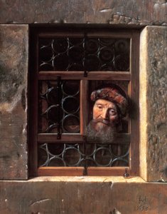 Mand ved et vindue, 1653