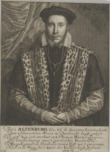 Portræt af Adriaan van Blyenburg, herre af Schobbeland af Samuel van Hoogstraten
