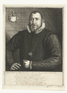 Portræt af Jacob Muys af Hellig af Samuel van Hoogstraten