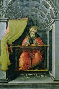 St. Augustin i sin celle af Sandro Botticelli