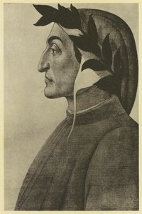 Botticelli: Dante Alighieri (s/h foto) af Sandro (after) Botticelli