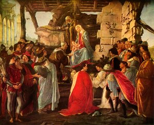 Tilbedelse af Magi, 1476, 1937. af Sandro Botticelli