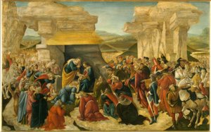 Tilbedelse af magi af Sandro Botticelli