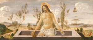 Kristus i graven af Sandro Botticelli