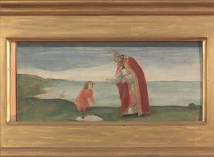 Saint Augustine og drengen på stranden af Sandro Botticelli