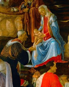 Tilbedelse af Magi af Sandro Botticelli