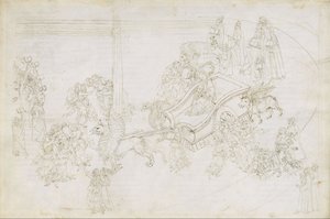 Tegninger til Dantes »Den Guddommelige Komedie« (Purgatorio 31) af Sandro Botticelli