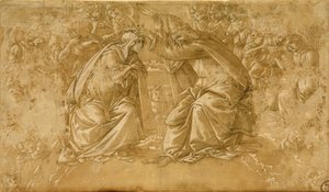 Marias kroning af Sandro Botticelli