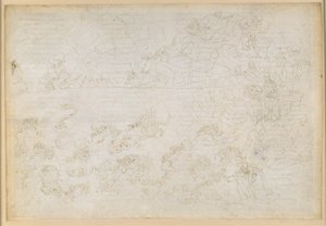 La Divina Commedia, Inferno XXIV. Vergil og Dante i helvedets ottende kreds (Malebolge), 7. bolgia: Straffen for tyve og røvere; Vanni Fuccis profetier af Sandro Botticelli