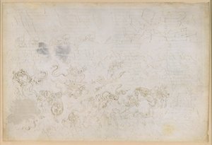 La Divina Commedia, Inferno XXV. Vergil og Dante i helvedets ottende kreds (Malebolge), 7. bolgia: Hårdere straffe for tyve og røvere af Sandro Botticelli