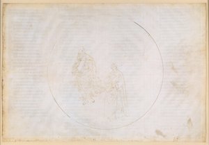 La Divina Commedia, Paradiso XVI. Den femte planetsfære (Mars’ himmel): Cacciaguida beklager det moralske forfald i Firenze af Sandro Botticelli