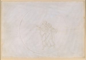 La Divina Commedia, Paradiso XV. Den femte planetsfære (Mars’ himmel): Cacciaguida, stamfader til Alighieri-familien, fortæller Dante om sine forfædre i det gamle Firenze af Sandro Botticelli