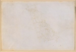 La Divina Commedia, Paradiso XXII. Den syvende planetsfære (Saturns himmel): Den hellige Benedikts beretning; opstigningen ad Jakobs stige til den faste stjernehimmel af Sandro Botticelli