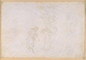 La Divina Commedia, Paradiso XXVII. Den ottende sfære (faststjernehimlen): Peter holder en strafprædiken mod det fordærvede pavedømme; opstigning til krystalhimlen, det »Primum Mobile« af Sandro Botticelli