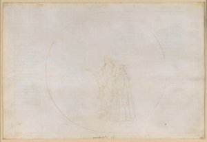 La Divina Commedia, Paradiso XX. Den sjette planetsfære (Jupiters himmel): Ørnen navngiver de flammer, der danner hans øje, herunder to hedninger, hvorpå Dantes tvivl næres og til sidst fjernes af Sandro Botticelli