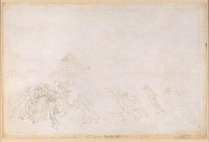 La Divina Commedia, Purgatorio VI. Forpurgatorium, den midterste zone: De forsømte, der omkom som følge af en voldshandling; samtale med Sordello af Sandro Botticelli