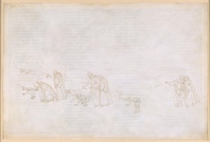 La Divina Commedia, Purgatorio XI. Purgatoriets første ring: Omvendelse af berømmelseshungrende riddere og kunstnere af Sandro Botticelli
