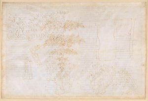 La Divina Commedia, Purgatorio XXIV. Purgatoriets sjette ring: De glubske spisers bod; samtaler med Forese Donati og Bonagiunta Orbicciani; englen ved opstigningen til den syvende ring af Sandro Botticelli