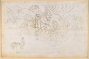 La Divina Commedia, Purgatorio XXIX. Det jordiske paradis: Kirkens triumf af Sandro Botticelli