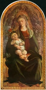 Madonna in Glory with Seraphim, c1469-1470, 1937. af Sandro Botticelli