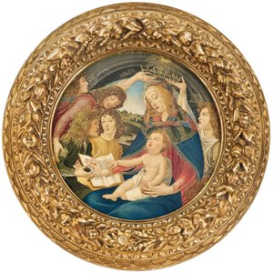 Madonna af Magnificat, kreds af Ricciardo Meacci af Sandro Botticelli